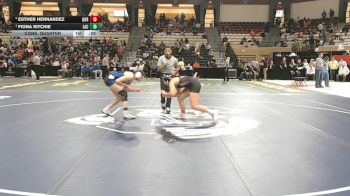 140 lbs Cons. Quarter - Fiona Ritchie, Henry E. Lackey vs Esther Hernandez, Quince Orchard