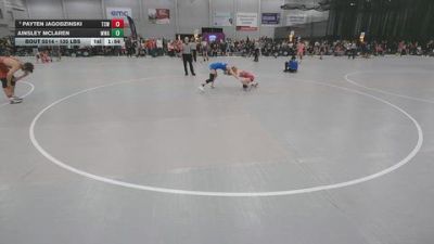 105 lbs Champ. Rd Of 16 - Payten Jagodzinski, The Complete Wrestler vs Ainsley McLaren, Moen Wrestling Academy