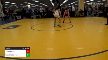 140 lbs Consolation - Tucker Seidel, West Perry vs Brayden Zuercher, Nazareth