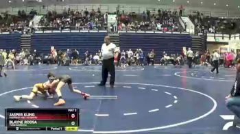 85 lbs Quarterfinal - Blayne Roosa, Tunkhannock vs Jasper Kling, Mayfield May Academy