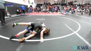 75 lbs Final - Hunter Wallace, RAW vs Jace Branson, Beggs Youth Wrestling Program