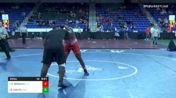285 lbs Consolation - Tyrek Williams, New Bedford vs Gregory Harris, Springfield Central