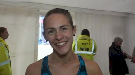 Jenny Simpson 2nd 1500 in tactical race at 2012 Aviva London Grand Prix