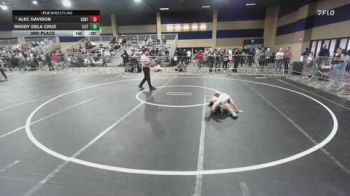 55 lbs 3rd Place - Alec Davison, Central Coast Most Wanted vs Brody Dela Cruz, Elite WC Hawaii