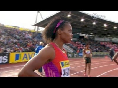 Charonda Williams wins 200m in London - from Universal Sports