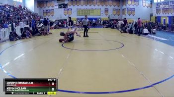 106 lbs Champ. Round 3 - Kevin McLean, Flagler Wrestling Club vs Joseph Obstaculo, Hollins HS