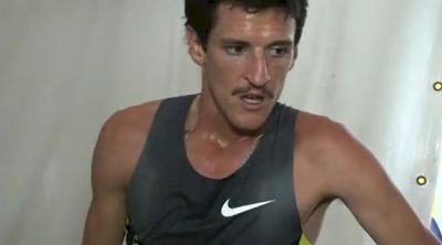 Collis Birmingham 2nd 5k hangs in with Mo for new PB and discusses good luck mustache