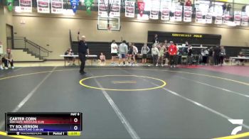 152 lbs Cons. Round 4 - Carter Corn, Iron Rams Wrestling Club vs Ty Solverson, Viking Wrestling Club (IA)
