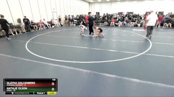 118 lbs Round 3 (3 Team) - Natalie Olson, Mora vs Alayna Gallenberg, Muskego-Norway