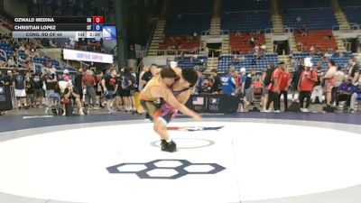 190 lbs Cons. Rd Of 64 - Ozwald Medina, California vs Christian Lopez, Connecticut