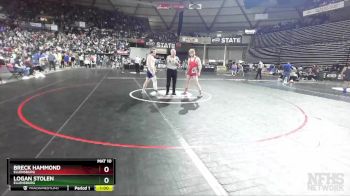 2A 170 lbs Cons. Semi - Breck Hammond, Ellensburg vs Logan Stolen, Ellensburg