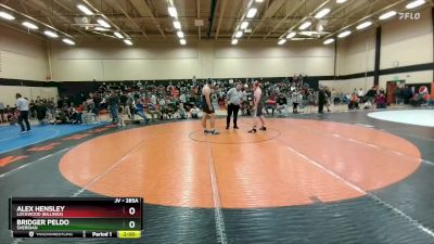 285A Round 2 - Bridger Peldo, Sheridan vs Alex Hensley, Lockwood (Billings)