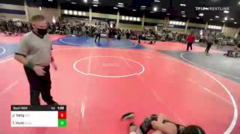 78 lbs Semifinal - Jax Vang, Red Wave vs Tanner Hunt, Roundtree Wr Ac