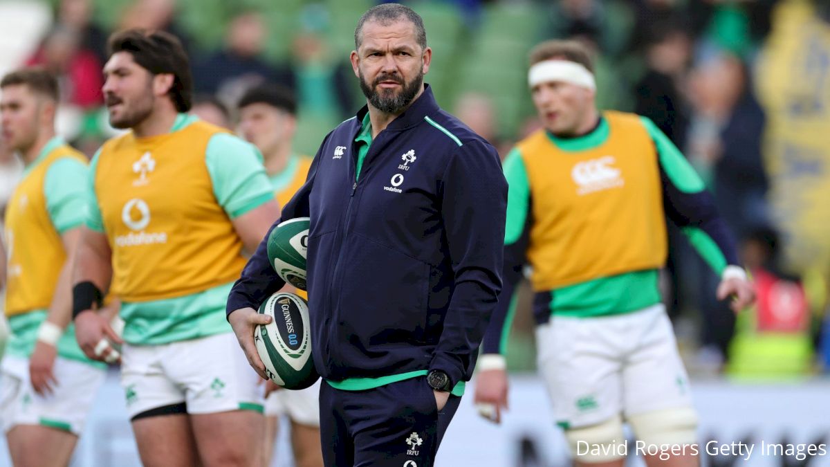 Andy Farrell Names Ireland's 42-Man Rugby World Cup Training Squad