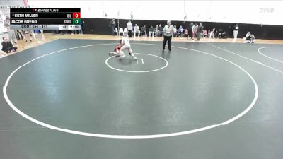 141 lbs Cons. Round 1 - Seth Miller, Ohio Northern vs Jacob Gregg, Case Western Reserve