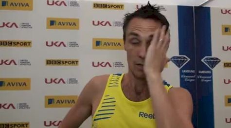 Nick Willis finds himself in unfamiliar position at 2012 Aviva London Grand Prix