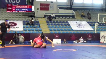 50 kg Quarterfinal - Yusmy Juliet Chaparro Urrego, Columbia vs Jacqueline Del Rocio Mollocana Eleno, Ecuador
