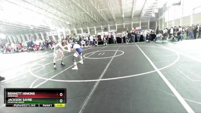 120 lbs Quarterfinal - Bennett Hinkins, Herriman vs Jackson Sayre, Mountain Ridge