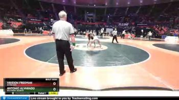 3A 145 lbs Champ. Round 1 - Antonio Alvarado, Belvidere (North) vs Yaveion Freeman, Alton (Sr.)