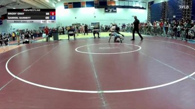 106 lbs Cons. Round 2 - Gabriel Barnett, Gunston Wrestling Club vs Brody Gray, Heavy Hitting Hammers