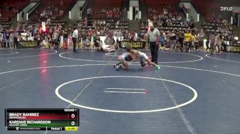 82 lbs Quarterfinal - Kardiais Richardson, Hickory Creek vs Brady Ramirez, Brownsburg