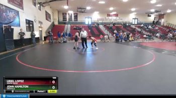 106 lbs Quarterfinal - Uriel Lopez, White Swan vs John Hamilton, Oroville