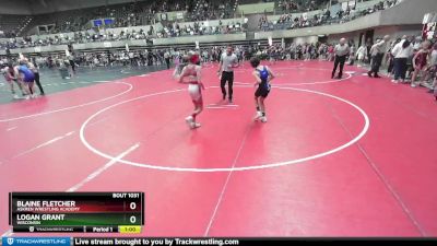 90 lbs Champ. Round 1 - Blaine Fletcher, Askren Wrestling Academy vs Logan Grant, Wisconsin