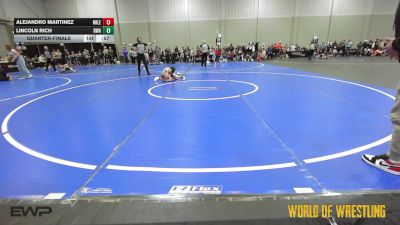 52 lbs Quarterfinal - Alejandro Martinez, Mile High Mafia 9U vs Lincoln Rich, Roundtree 9U