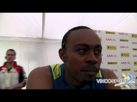 Aires Merritt (USA 110mh) Interview - Aviva London Grand Prix Diamond League
