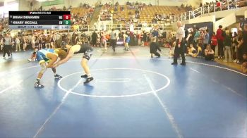 167 lbs 1st Place Match - Khary Mccall, Springboro Wrestling vs Brian Denamen, West Geauga