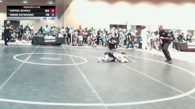 62 lbs Semis - Sophia Schulz, Savage vs Reese Szymanski, Team Tugman Wrestling