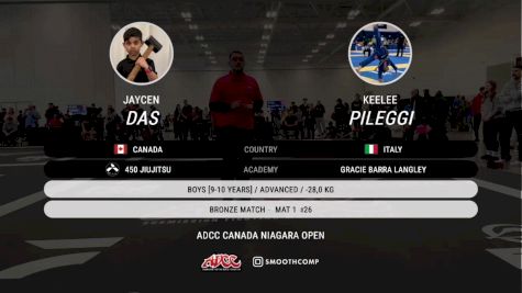 Jaycen Das vs Keelee Pileggi 2025 ADCC Niagara Open