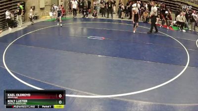 55 lbs Cons. Semi - Kael Oldroyd, WESTLAKE vs Kolt Luster, Athlos Wrestling