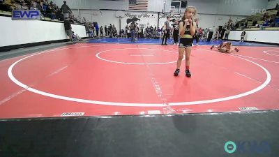 49 lbs Consolation - Lainey Davie, Salina Wrestling Club vs Knox Buzzard, Grove Takedown Club