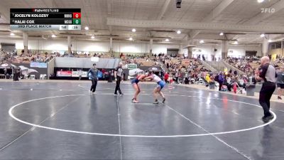 Girls 138 lbs 3rd Place Match - Jocelyn Kolozsy, Montgomery Central High School vs Halai Cox, McGavock High School