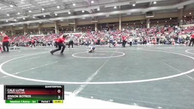 64 lbs Quarterfinal - Edison Botros, WWC vs Cale Luthi, Ogden`s Outlaws