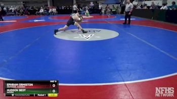 5A 126 lbs Quarterfinal - Ephram Ormiston, Southside, Gadsden vs Hudson Best, Hayden