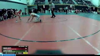 160 lbs Champ. Round 3 - Gage Eckels, Indy West Wrestling Club vs Gavin Gott, Mooresville Wrestling Club