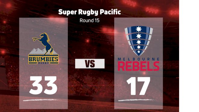 2023 Brumbies Rugby vs Melbourne Rebels