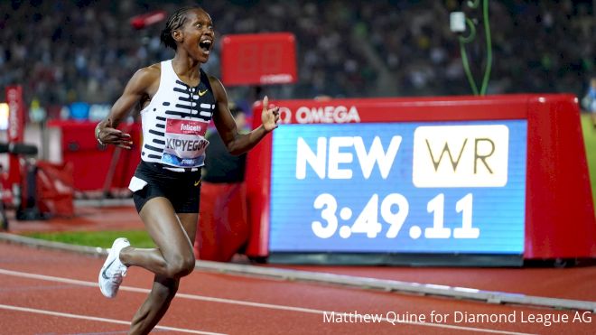 Faith Kipyegon Breaks 1500m World Record In Florence