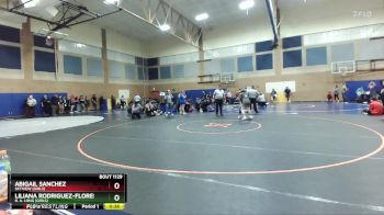 115lbs Cons. Round 5 - Liliana Rodriguez-Flores, R. A. Long (Girls) vs Abigail Sanchez, Skyview (Girls)
