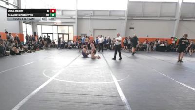150 lbs Round 5 (8 Team) - Blayke Dickmeyer, Sleepers vs Luke Henry, Warner Elite