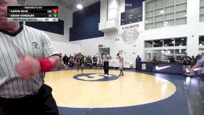 132 lbs 3rd Place Match - Azuan Gonzales, Eisenhower vs Aaron Silva, Corona Del Mar