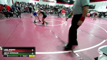 138 lbs Quarterfinal - Jose Jimenez, Paloma Valley vs Bryce Gonzales, Norco