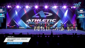 East Celebrity Elite - Hingham - ICONS [2025 L4 Senior Coed Day 1] 2025 Athletic Championships Grand Nationals