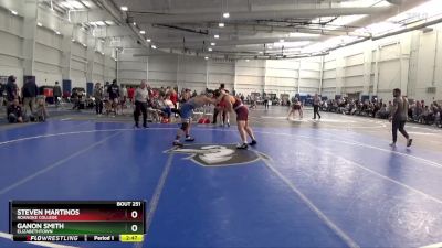 184 lbs Semifinal - Ganon Smith, Elizabethtown vs Steven Martinos, Roanoke College