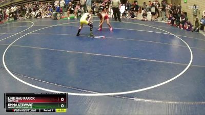 91 lbs Semifinal - Emma Stewart, Wayne Wrestling Club vs Line Nau Rarick, WESTLAKE