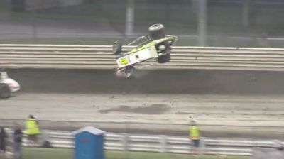 Daison Pursley Walks Away From Violent Crash At Knoxville Raceway
