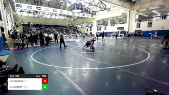 127 lbs Consi Of 8 #1 - Noah Rankin, St. Christopher's School vs Brody Gobbell, Father Ryan High School