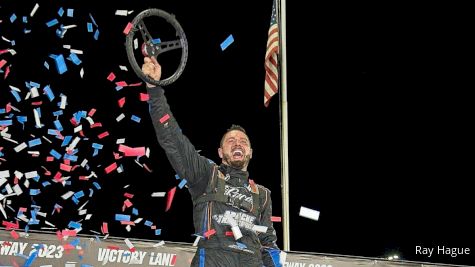 Jake Swanson Uses Last-Lap Pass For USAC Sprints Win At Knoxville Raceway